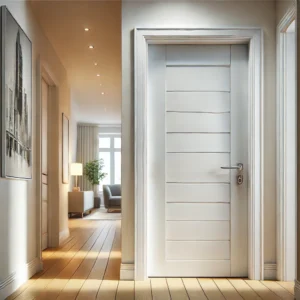 puertas de interior lacadas blancas
